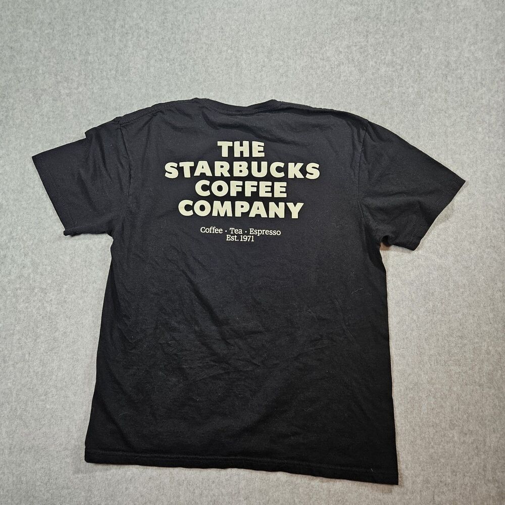 The Starbucks Coffee Company Official Established 1971 Promo T-Shirt Size Large